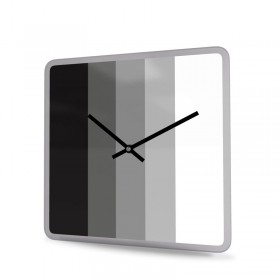 Wall Clock Acrylic Glass Square Jazz