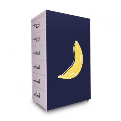 Magnetcover Banana für IKEA Helmer
