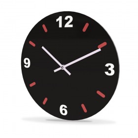 Wall Clock Acrylic Glass Round Arrival