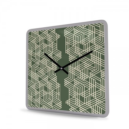 Wall Clock Acrylic Glass Square Connector