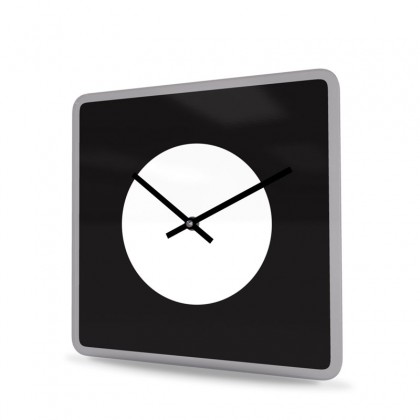 Wall Clock Acrylic Glass Square Point