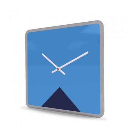Wall Clock Acrylic Glass Square Top